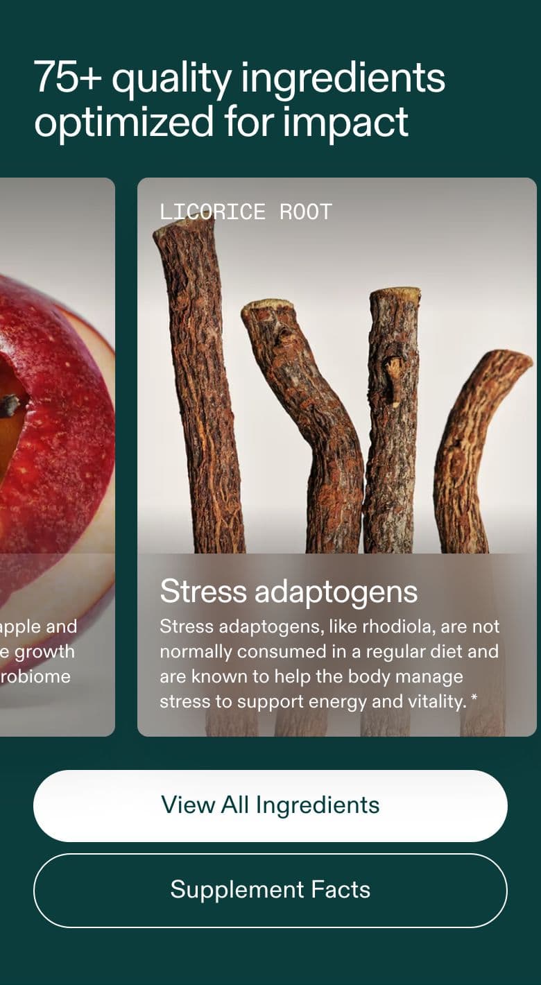 Ingredients / How-to-Use section from AG1 Official, a supplements & wellness Shopify store — mobile screenshot