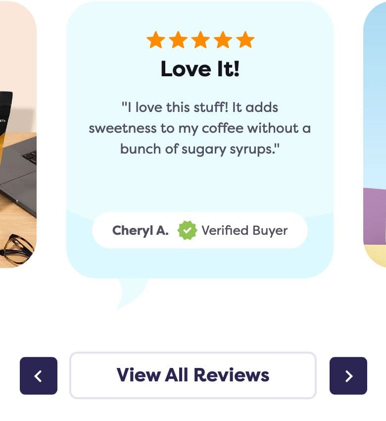 Reviews & Ratings section from Javvy Coffee, a food & beverage Shopify store — mobile screenshot