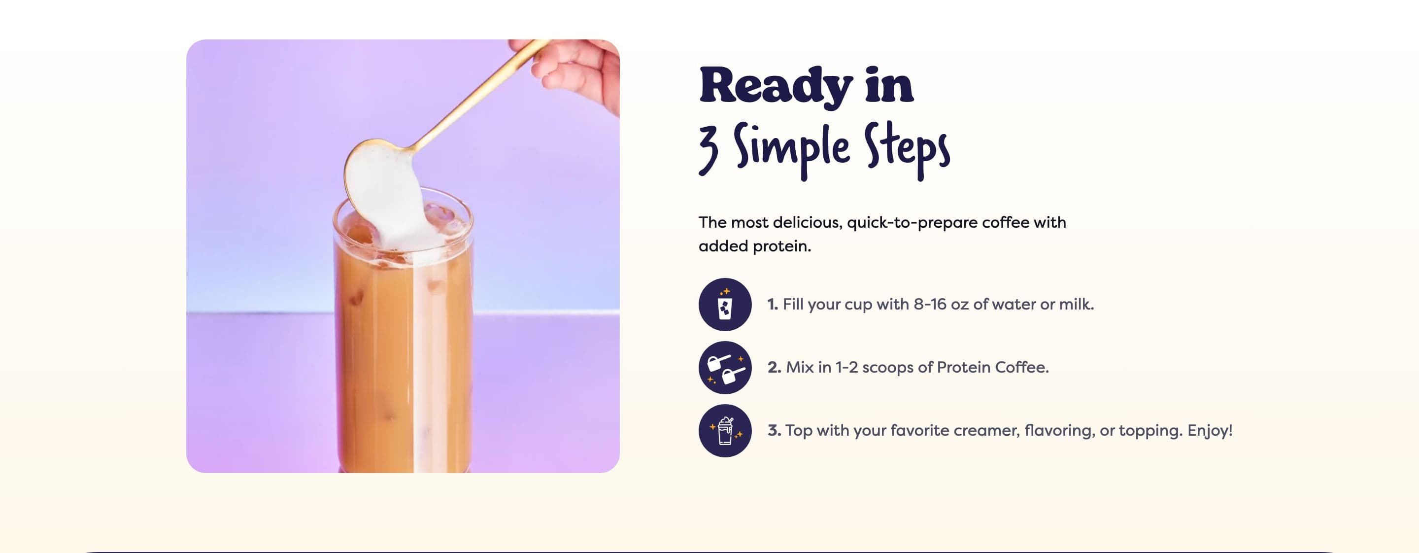 Image with Text section from Javvy Coffee, a food & beverage Shopify store — desktop screenshot