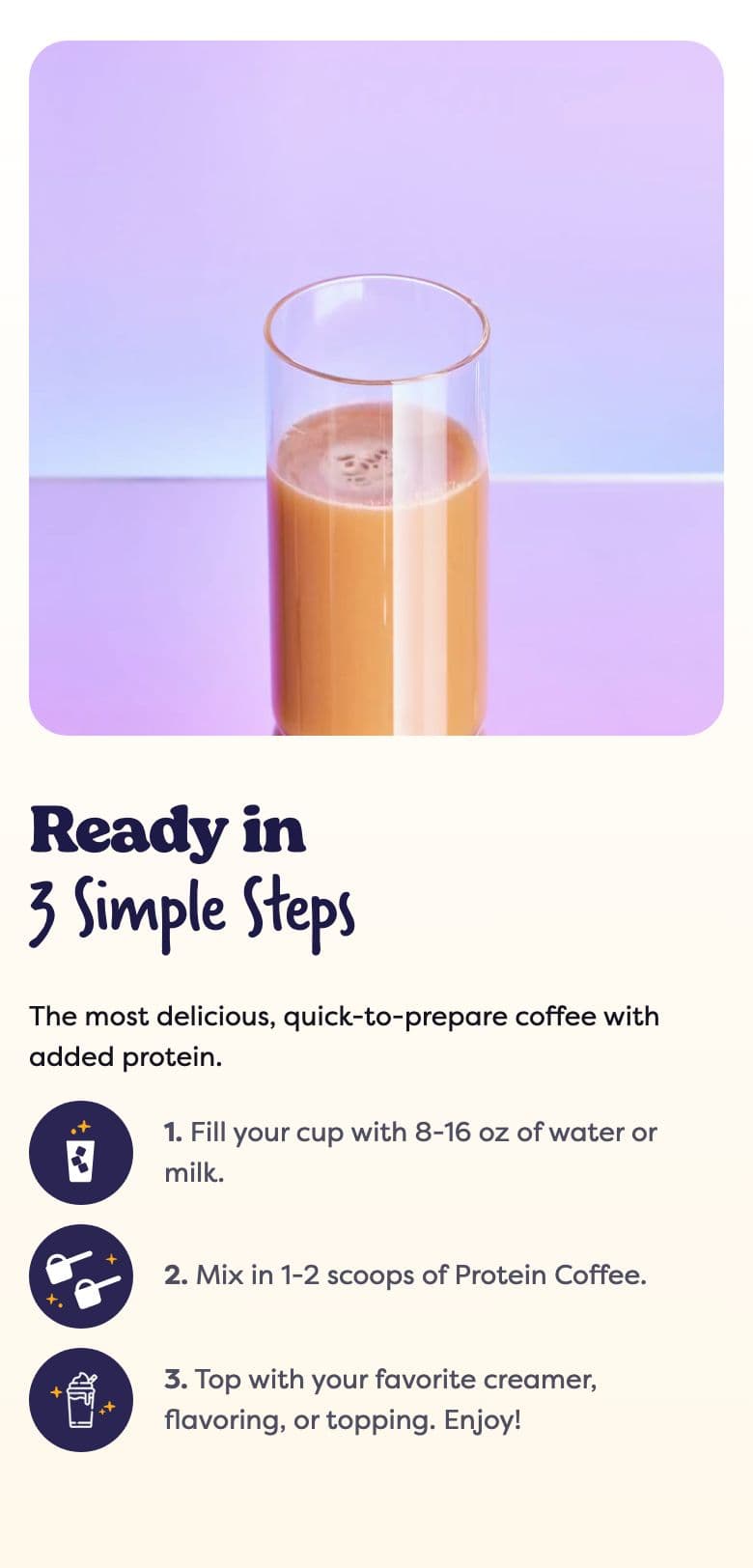 Image with Text section from Javvy Coffee, a food & beverage Shopify store — mobile screenshot