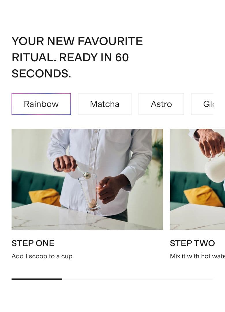 Ingredients / How-to-Use section from Spacegoods, a supplements & wellness Shopify store — mobile screenshot