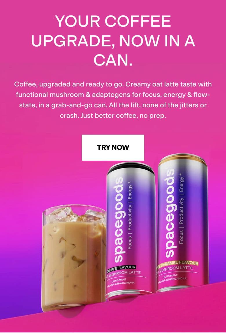 Image with Text section from Spacegoods, a supplements & wellness Shopify store — mobile screenshot